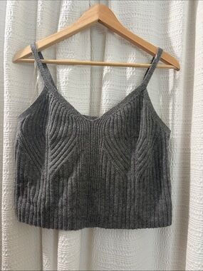 Cropped Sweater Style Tank